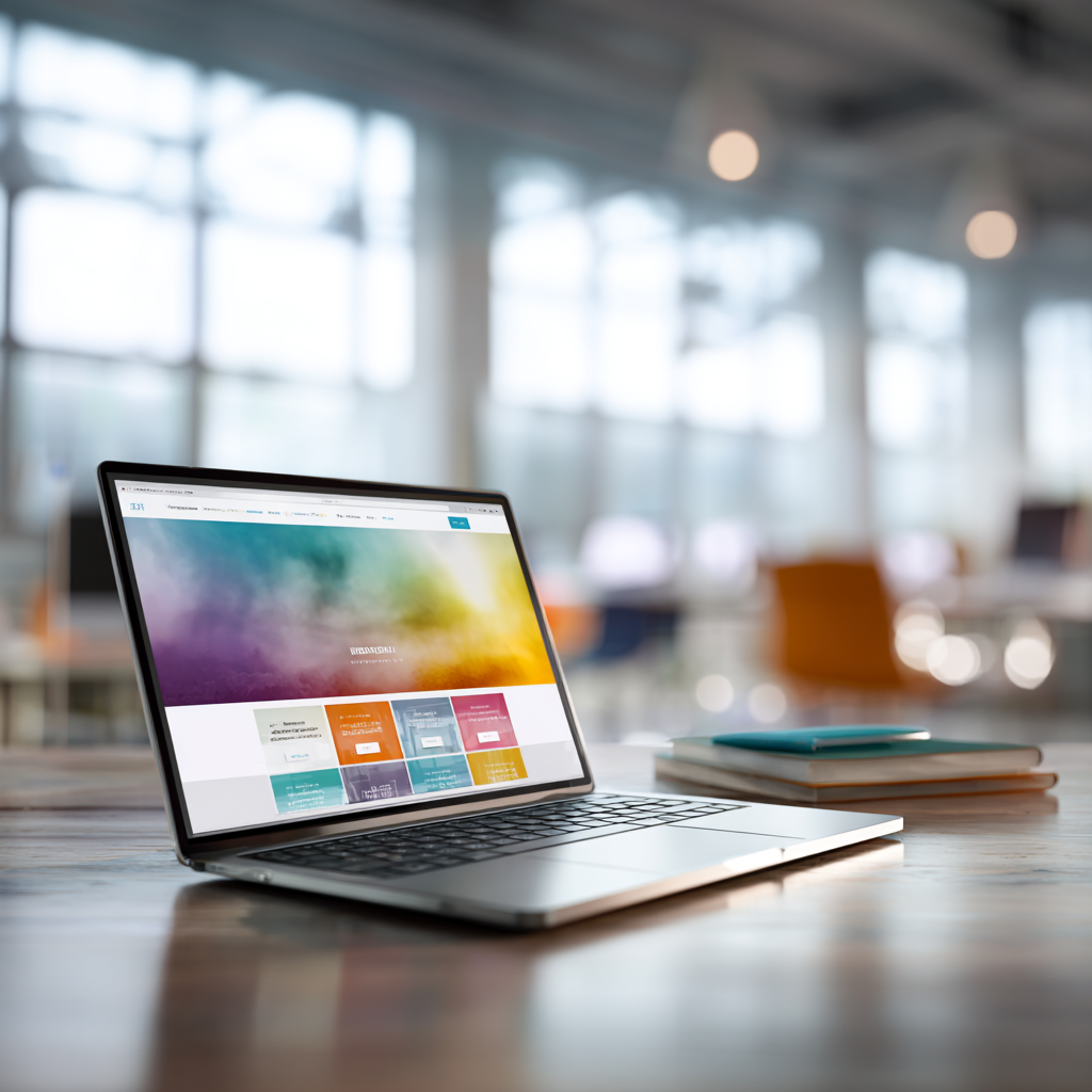 laptop for web design services